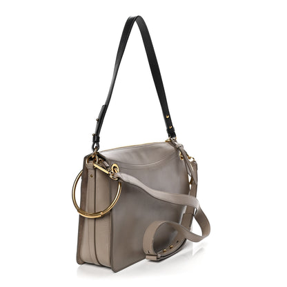 Chloe Calfskin Suede Medium Roy Bag Motty Grey 3 of 14