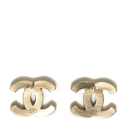 Chanel Lambskin CC Earrings Black 4 of 15