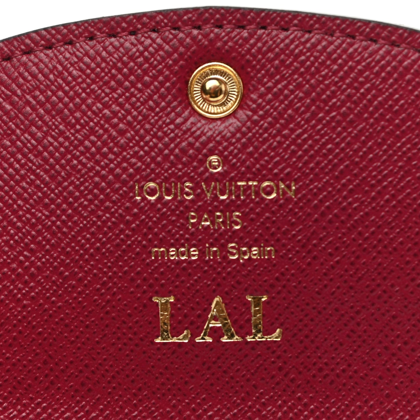 Monogram Rosalie Coin Purse Fuchsia