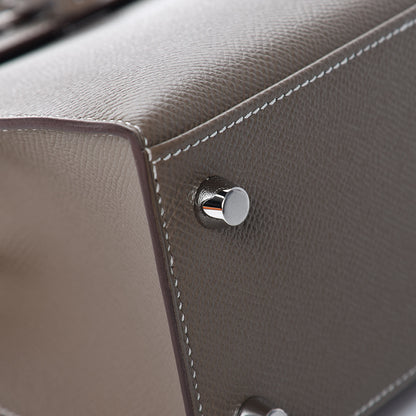 Hermes Epsom Kelly Sellier 25 Etoupe 7 of 38