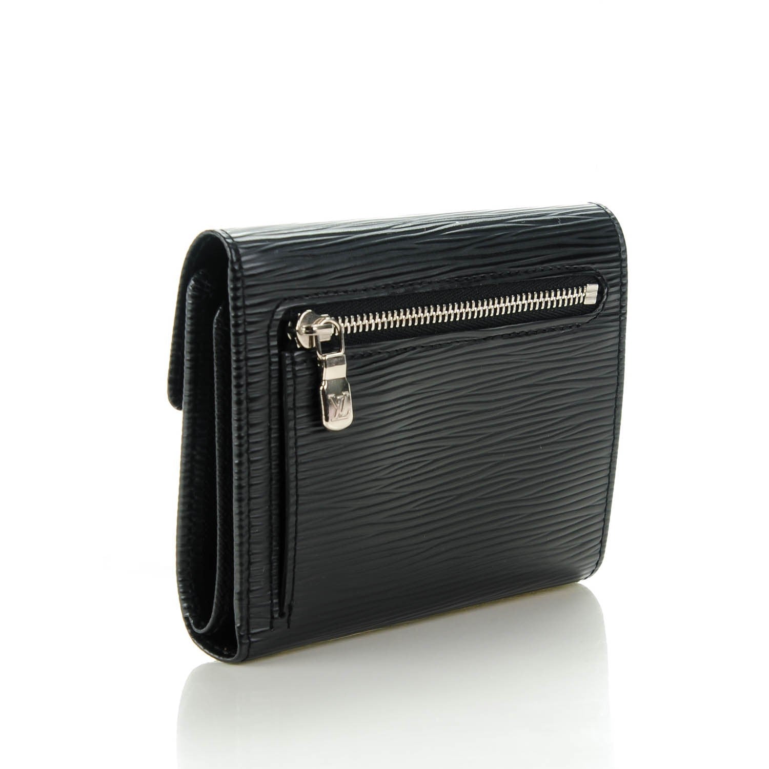 Louis Vuitton Epi Joey Wallet Black 3 of 7