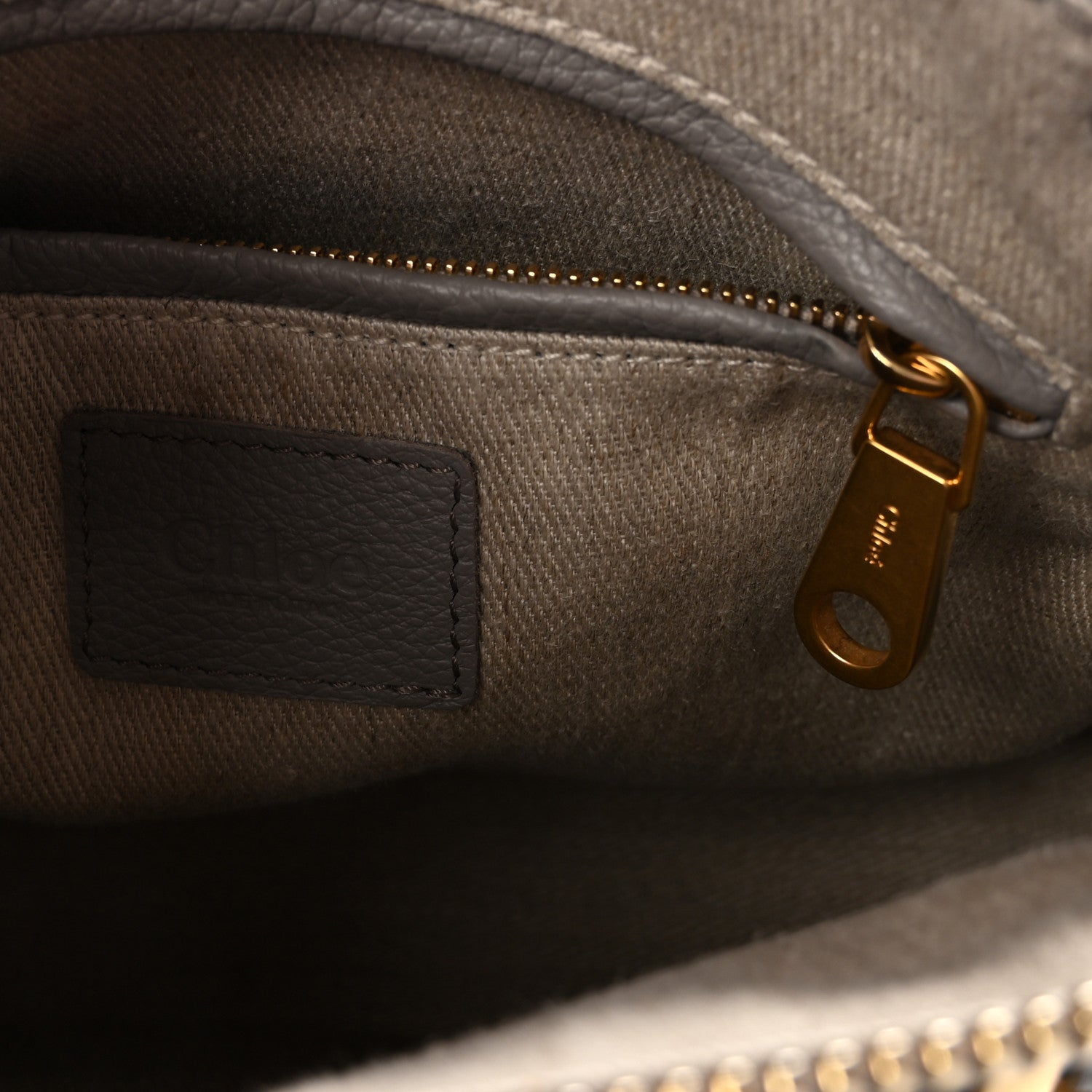 Chloe Calfskin Small Marcie Satchel Cashmere Grey 6 of 9