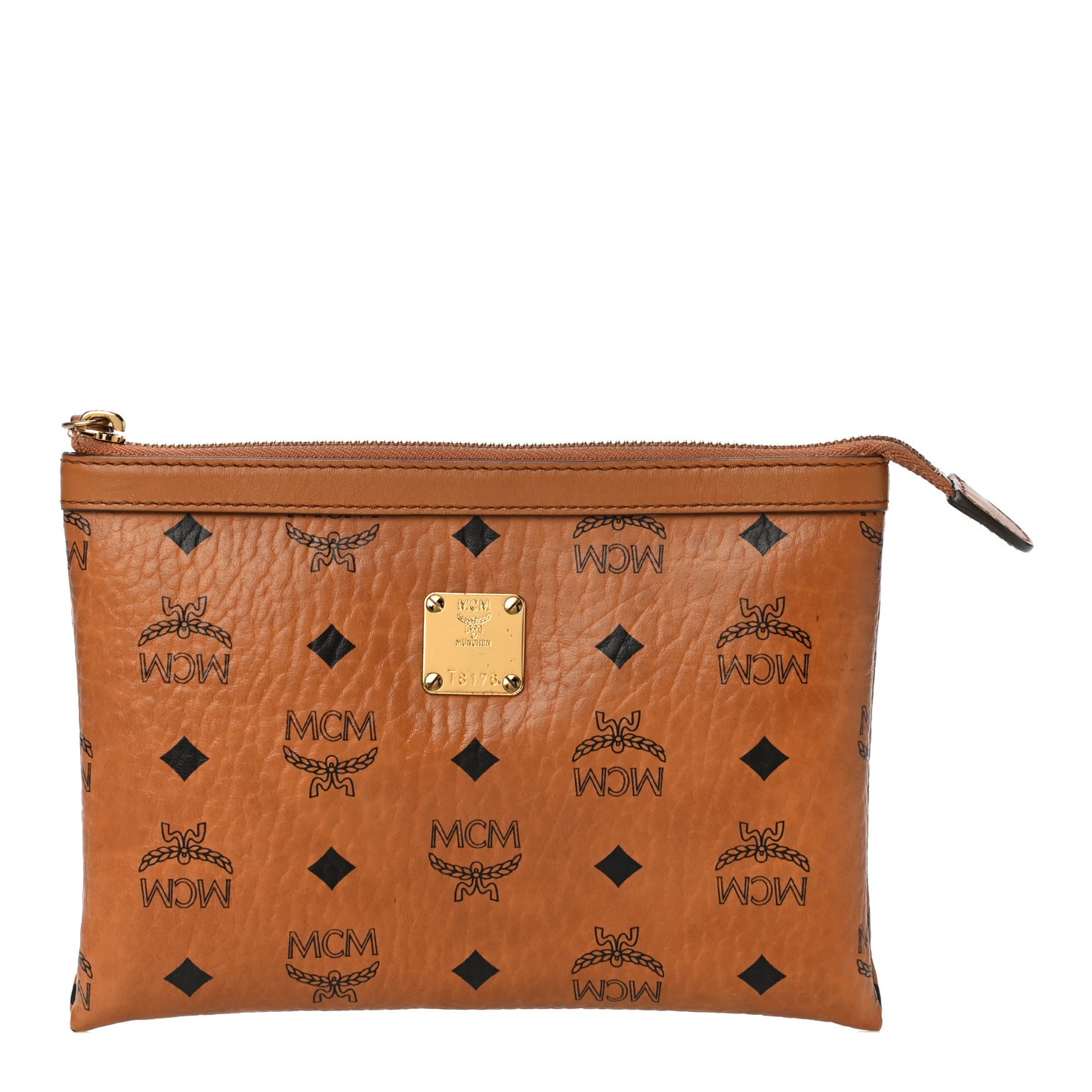 Visetos Zip Pouch Cognac