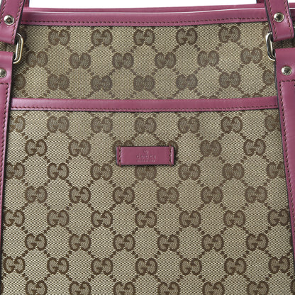 Gucci GG Monogram Medium Joy Tote Peonia Flower 9 of 9