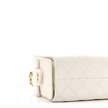 Chanel Caviar Quilted Mini Chanel 25 Handbag White 9 of 11