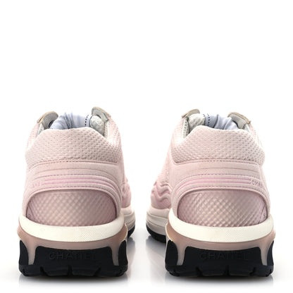 Chanel Fabric CC Womens Sneakers 35 Light Pink 6 of 15