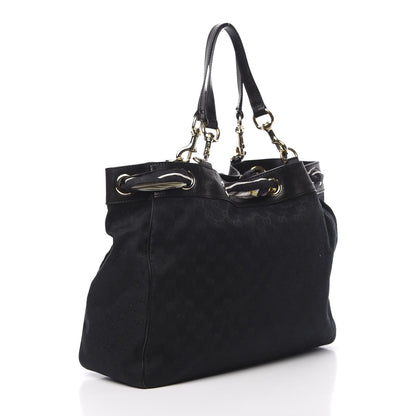 Gucci Monogram Large Positano Tote Black 2 of 10