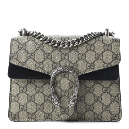Gucci GG Supreme Monogram Mini Dionysus Shoulder Bag Black 1 of 11