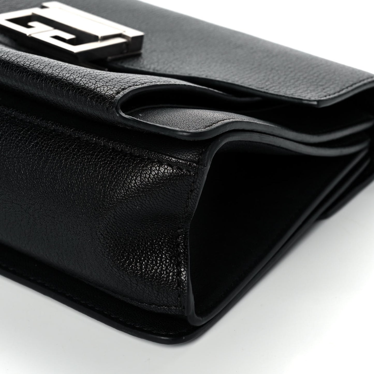 Sugar Goatskin Small GV3 Shoulder Bag Black