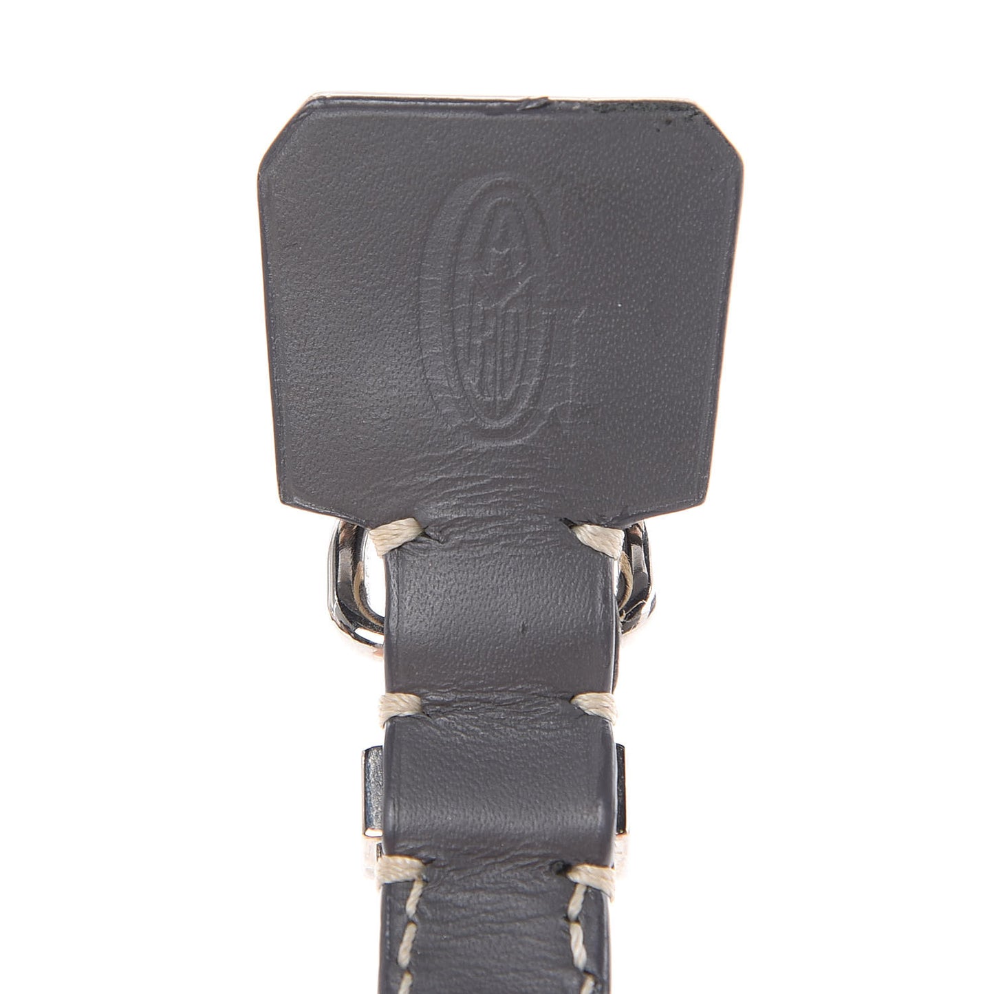 Goyardine Dog Collar Grey