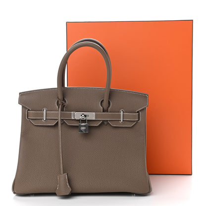 Hermes Togo Birkin 30 Etoupe 10 of 10