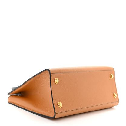 Louis Vuitton Taurillon City Steamer MM Black Camel 4 of 9