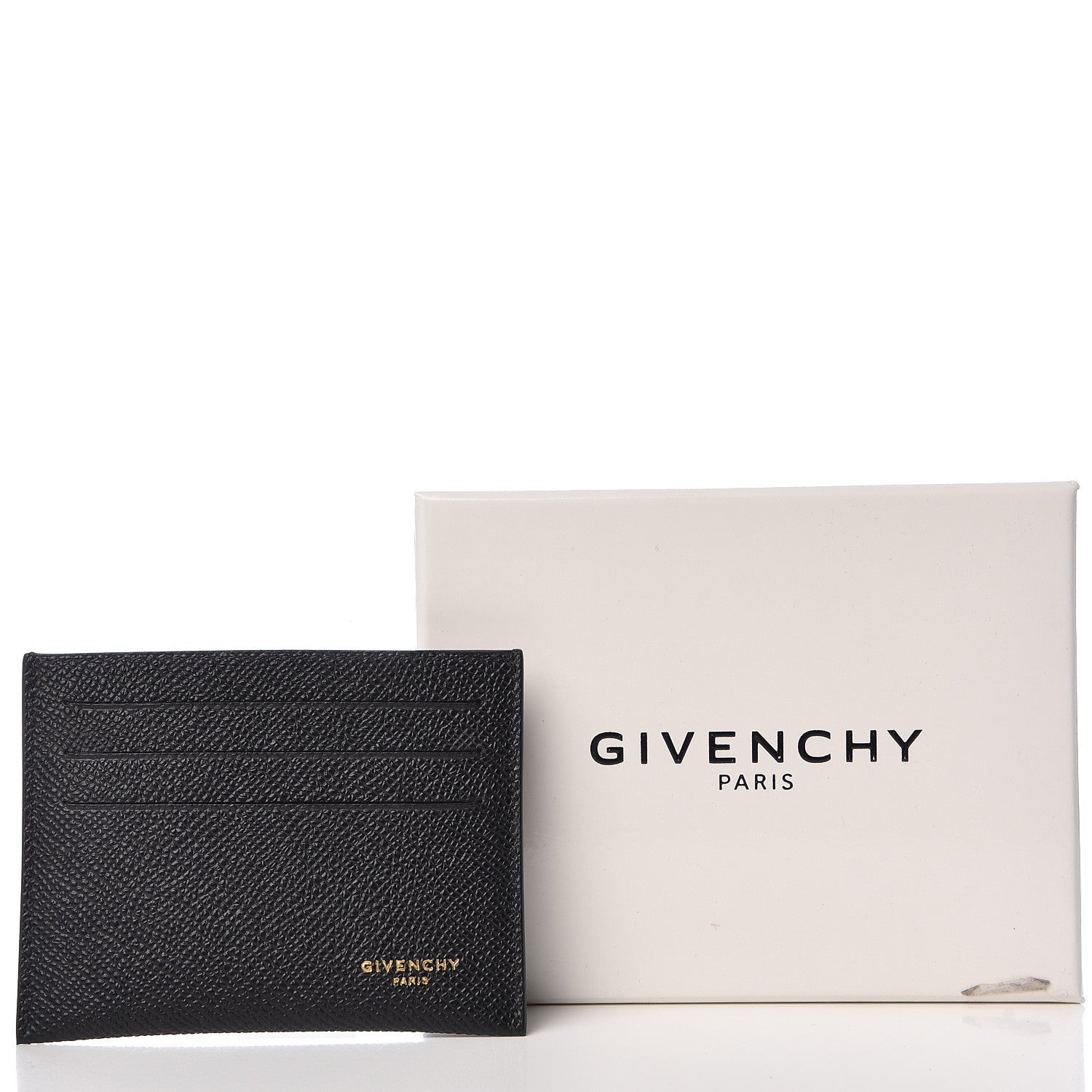 Givenchy Grained Calfskin Card Holder Black 7 of 7