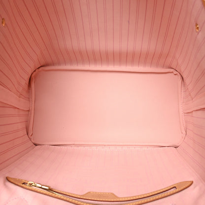 Louis Vuitton Damier Azur Neo Neverfull MM Rose Ballerine 6 of 10
