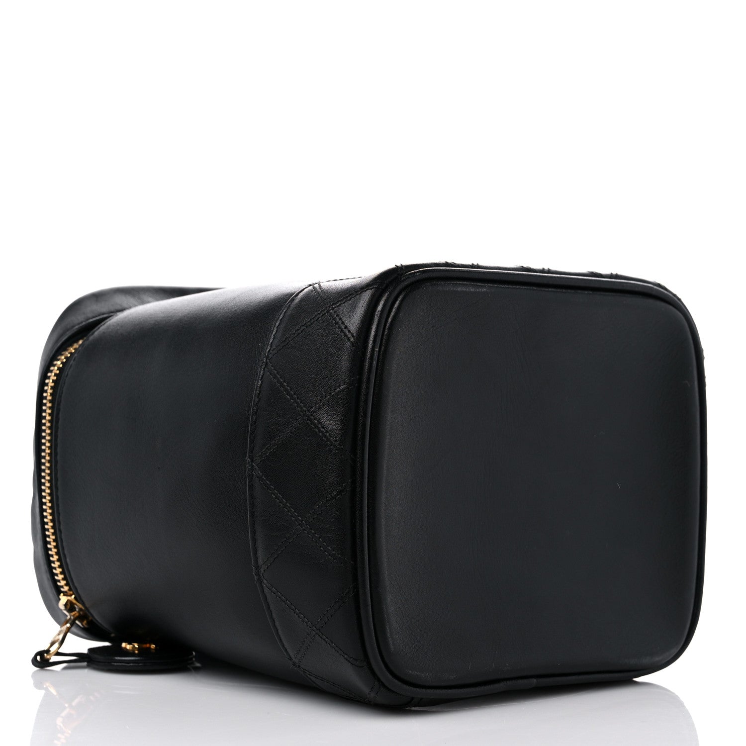 Chanel Lambskin Vanity Cosmetic Case Black 4 of 15