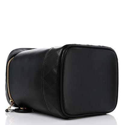 Chanel Lambskin Vanity Cosmetic Case Black 4 of 15