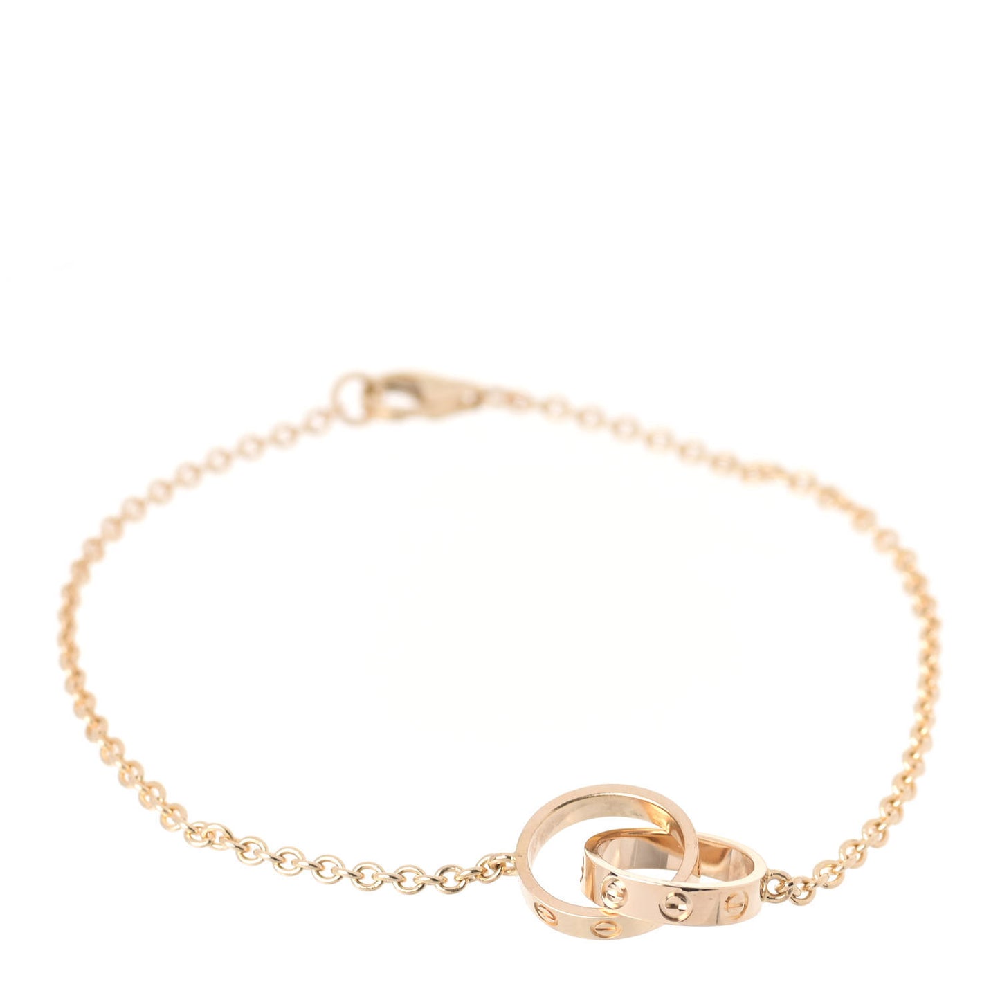 18K Yellow Gold Interlocking LOVE Bracelet