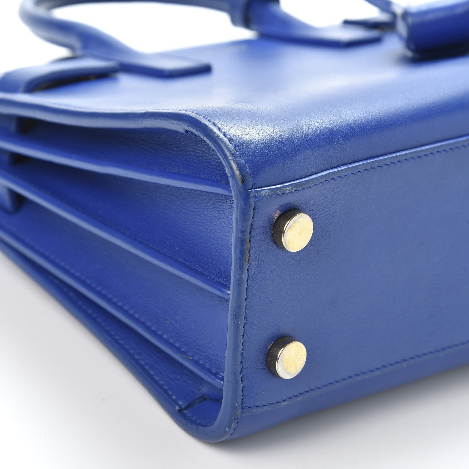 Saint Laurent Calfskin Nano Sac De Jour Royal Blue 5 of 16