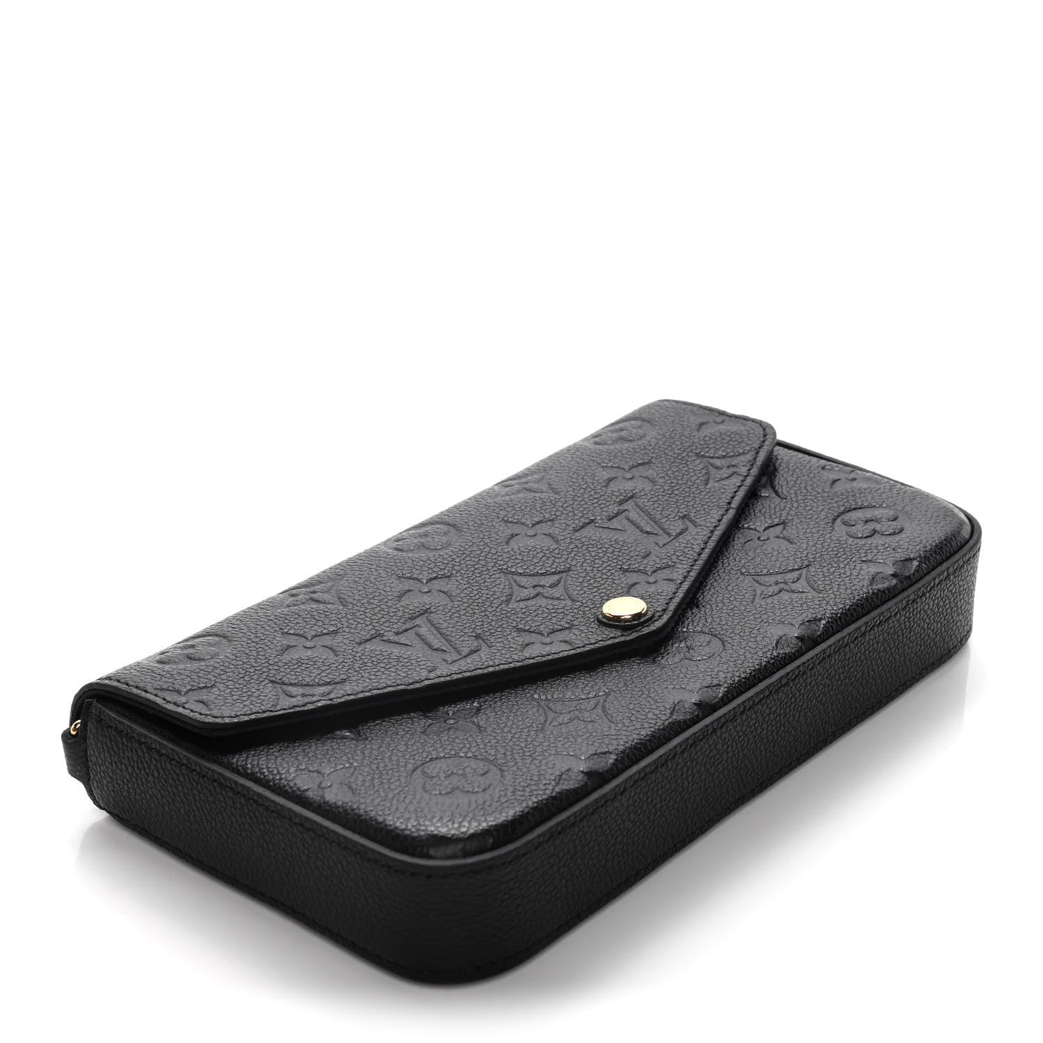Louis Vuitton Empreinte Pochette Felicie Chain Wallet Black 4 of 10