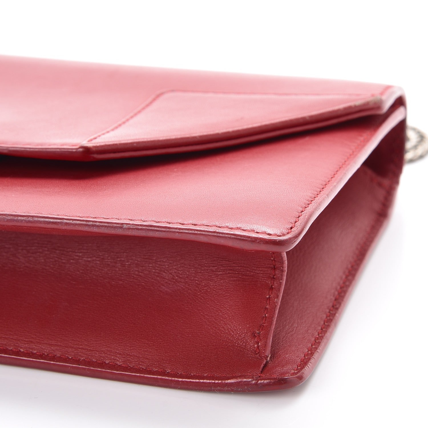 Saint Laurent Calfskin Small Betty Red 14 of 28