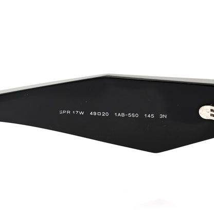 Prada Acetate Symbole Sunglasses SPR 17W Black 6 of 7