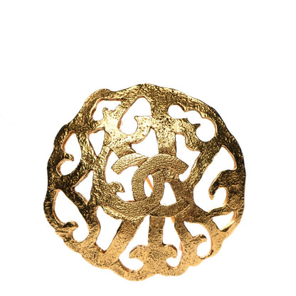 Chanel CC Brooch Gold 1 of 5