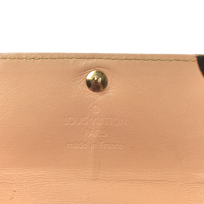 Louis Vuitton Monogram Cherry Blossom Porte-Monnaie Plat Coin Purse Pink 6 of 6