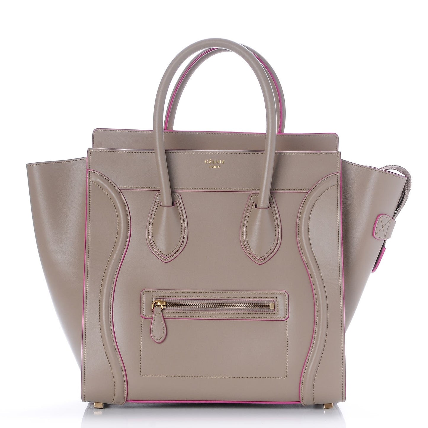 Smooth Calfskin Mini Luggage Beige