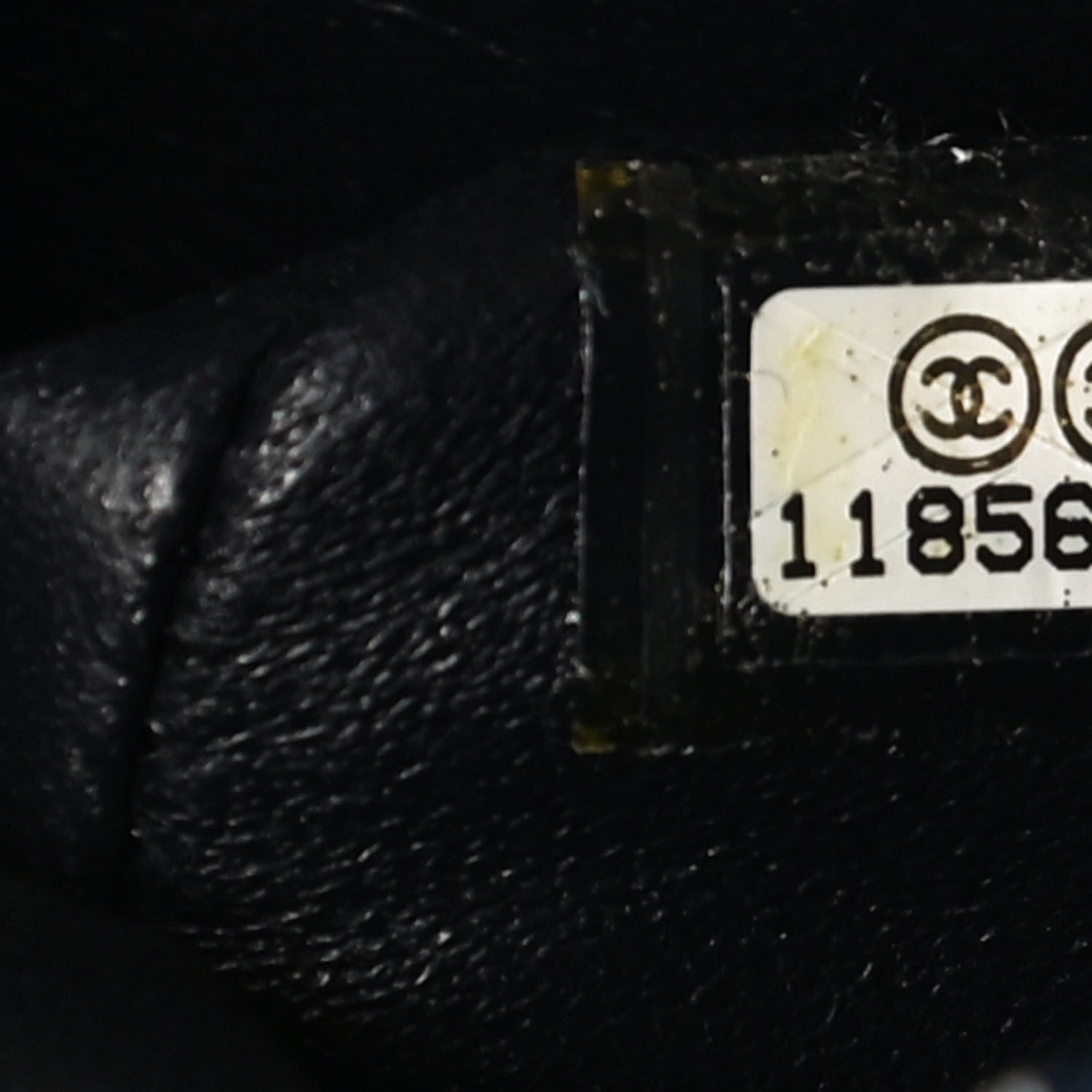 Chanel Canvas Sequin Stripe Medium Double Flap Navy Blue 8 of 12