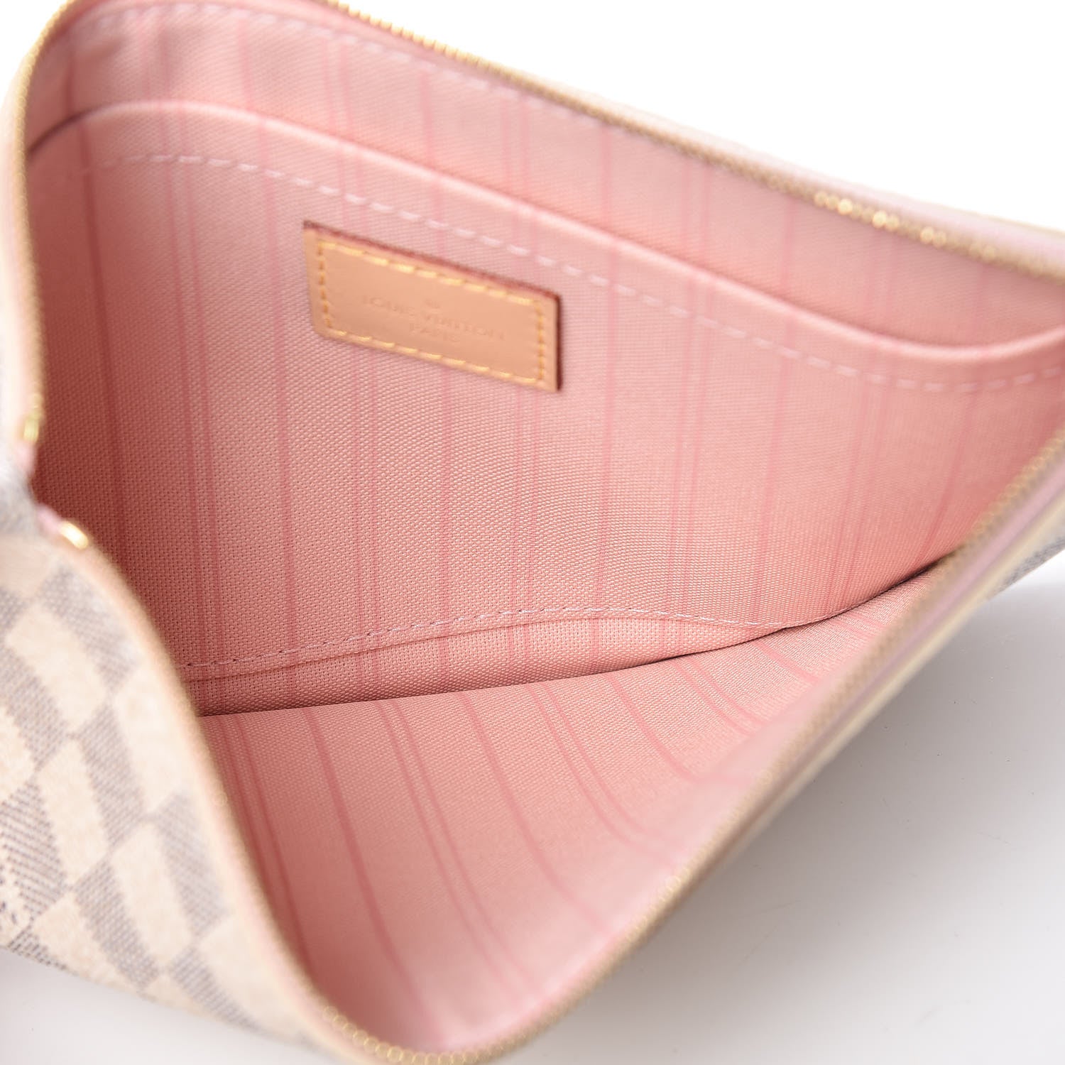 Louis Vuitton Damier Azur Neo Neverfull MM Rose Ballerine 7 of 12