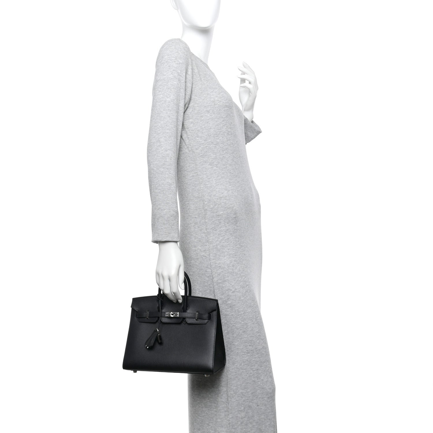 Hermes Epsom Birkin Sellier 25 Black 2 of 12