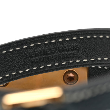 Hermes Evercolor Rivale Double Tour Bracelet T3 Vert Cypres 4 of 6