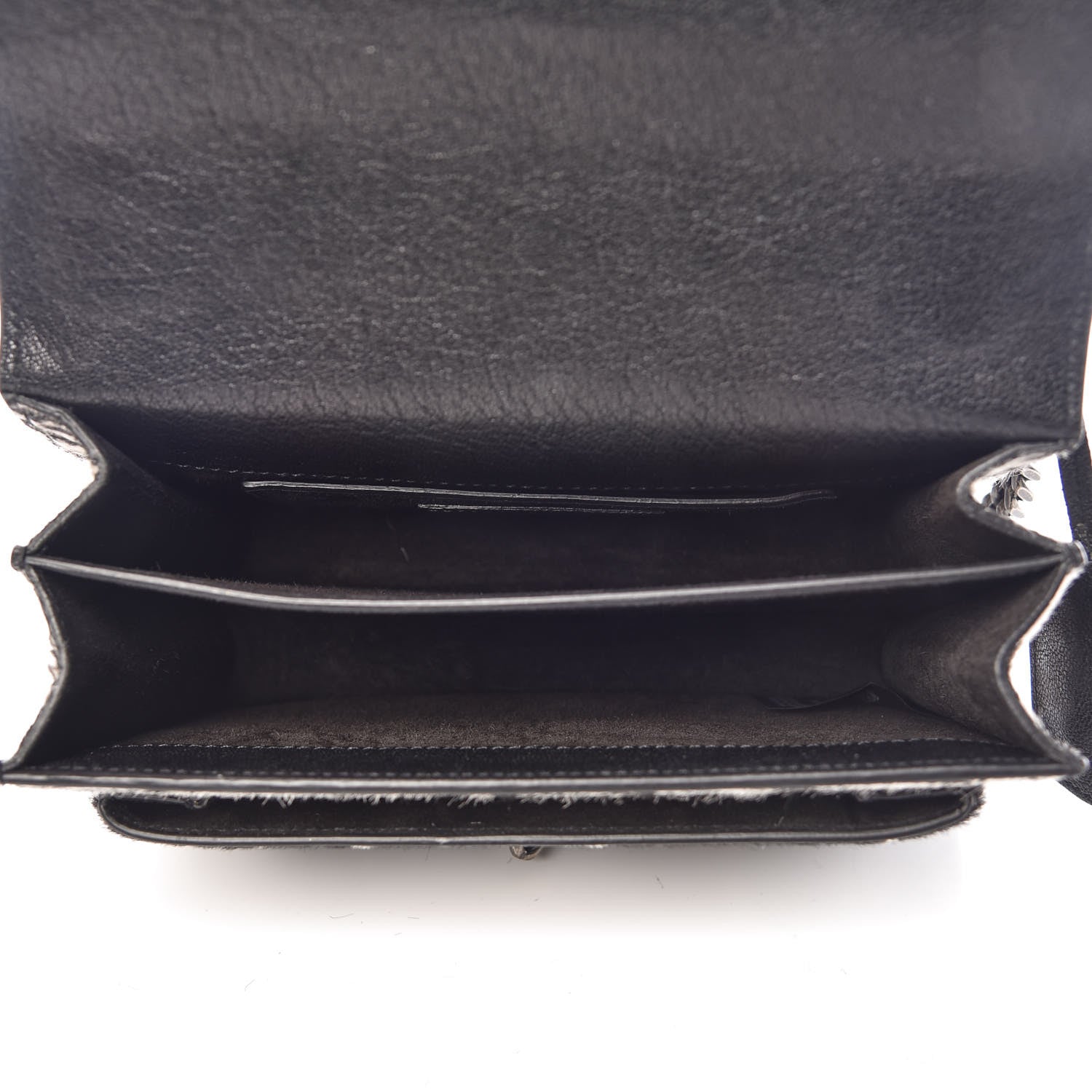 Saint Laurent Calf Hair Animal Print Small Monogram Sunset Shoulder Bag 7 of 8