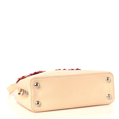 Louis Vuitton Taurillon Mechanical Flowers Capucines BB Dune 4 of 8