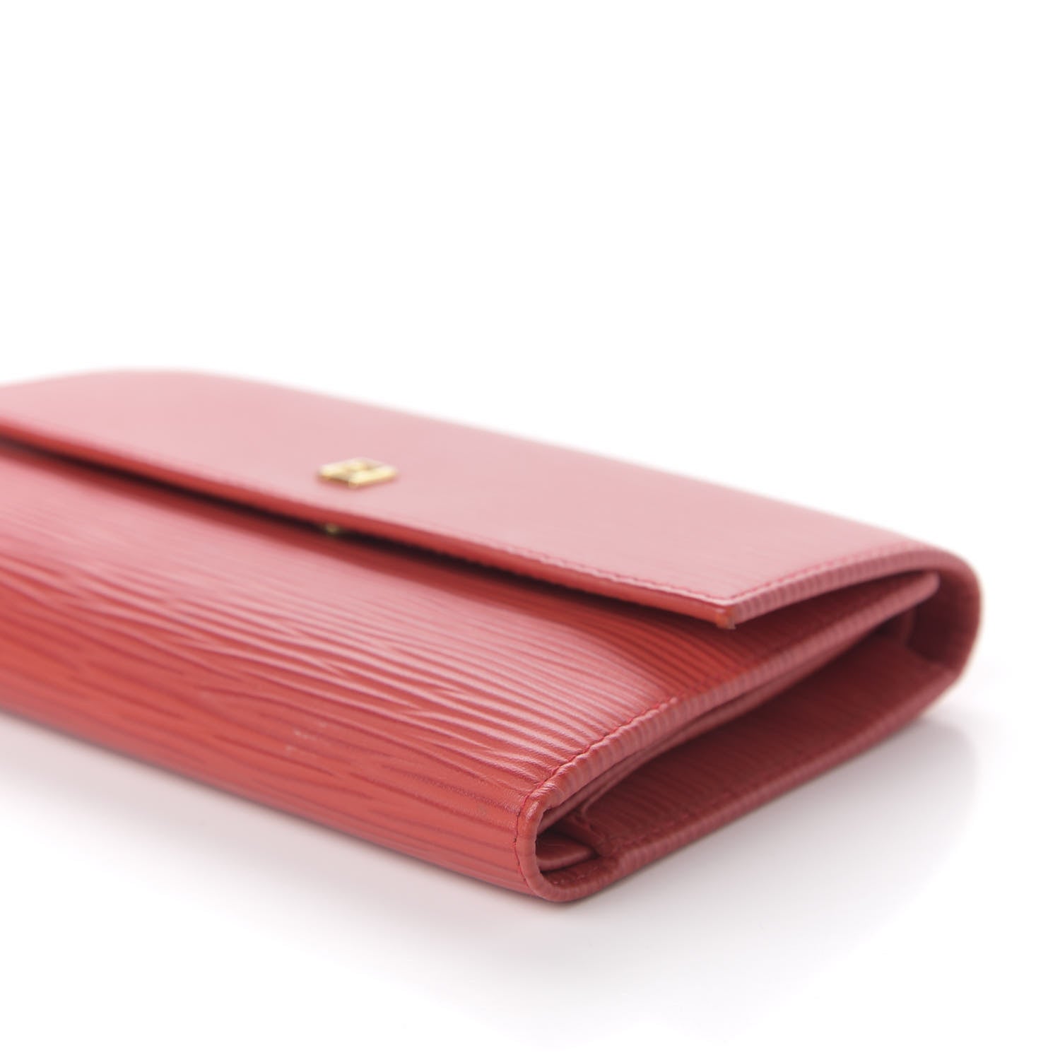 Fendi Calfskin Continental Wallet Red 10 of 11