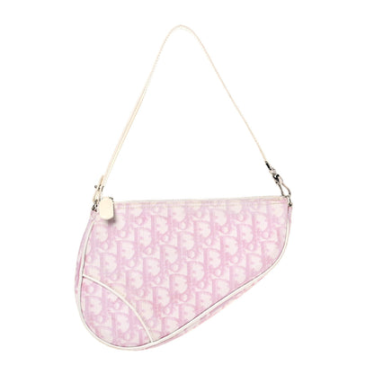Christian Dior Monogram Mini Saddle Pochette Pink 1 of 22