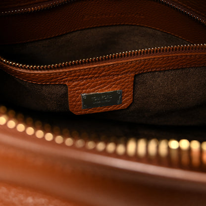 Tom Ford Grained Calfskin Tote Tobacco 6 of 9
