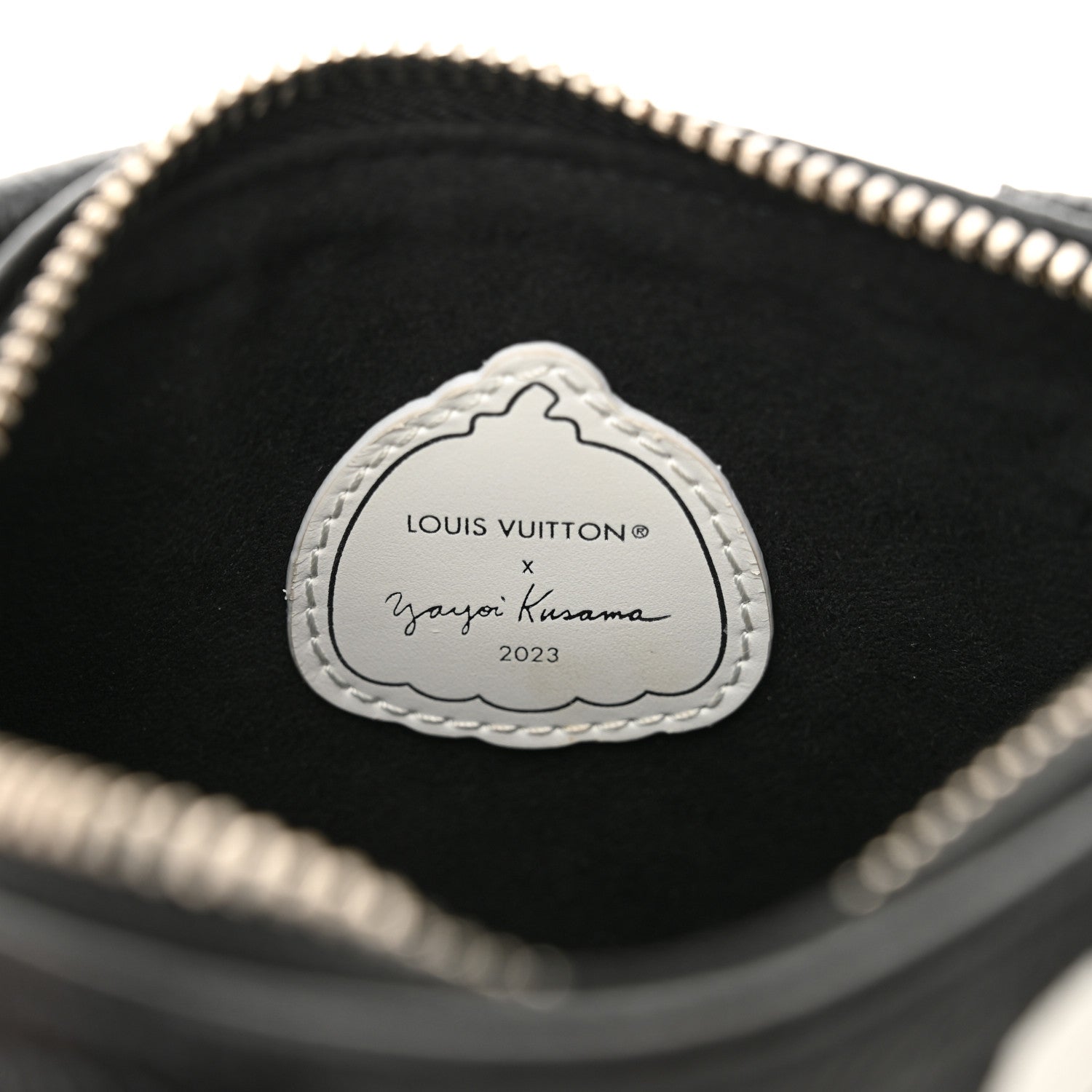 Louis Vuitton LV X YK Empreinte Infinity Dots Nano Speedy Bandouliere Black White 6 of 12