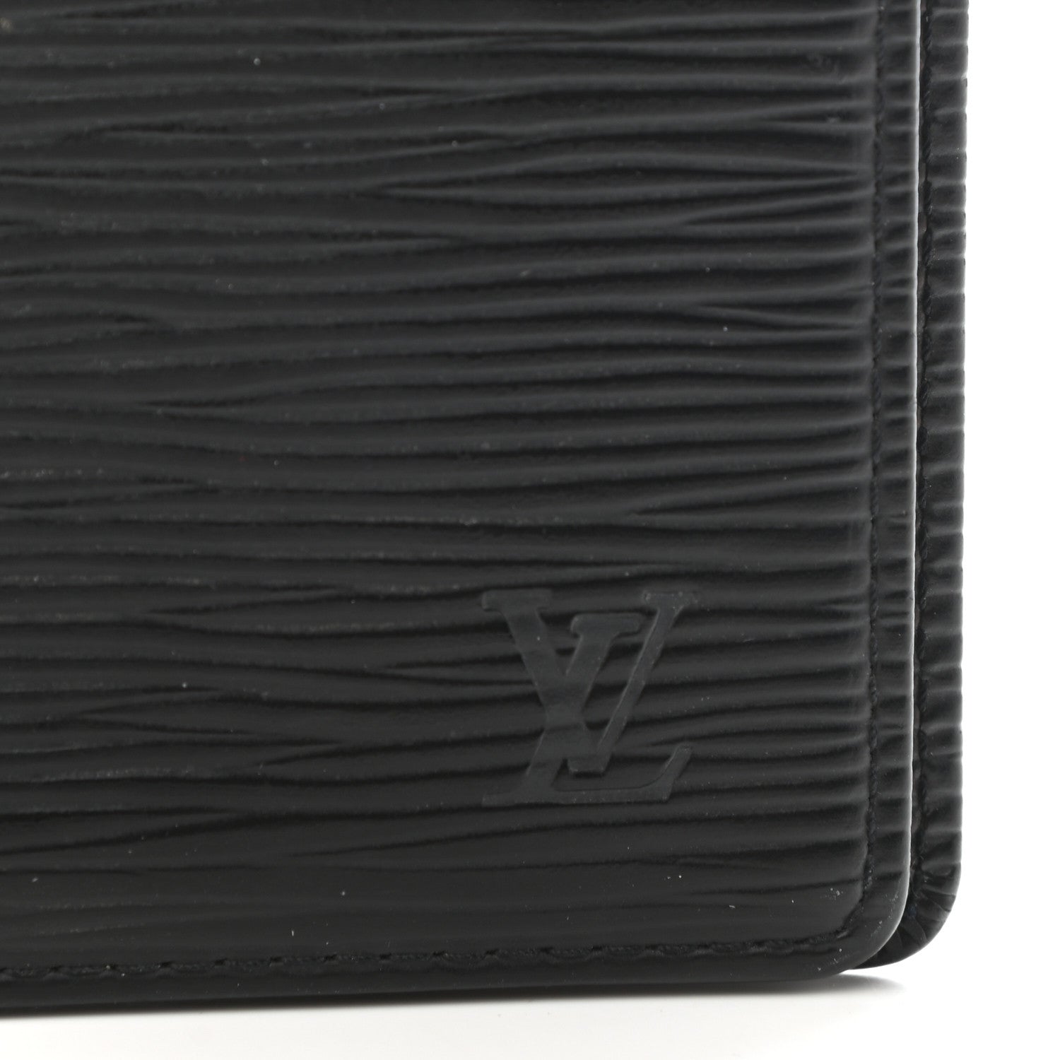 Louis Vuitton Epi 6 Card Billfold Wallet Black 7 of 11