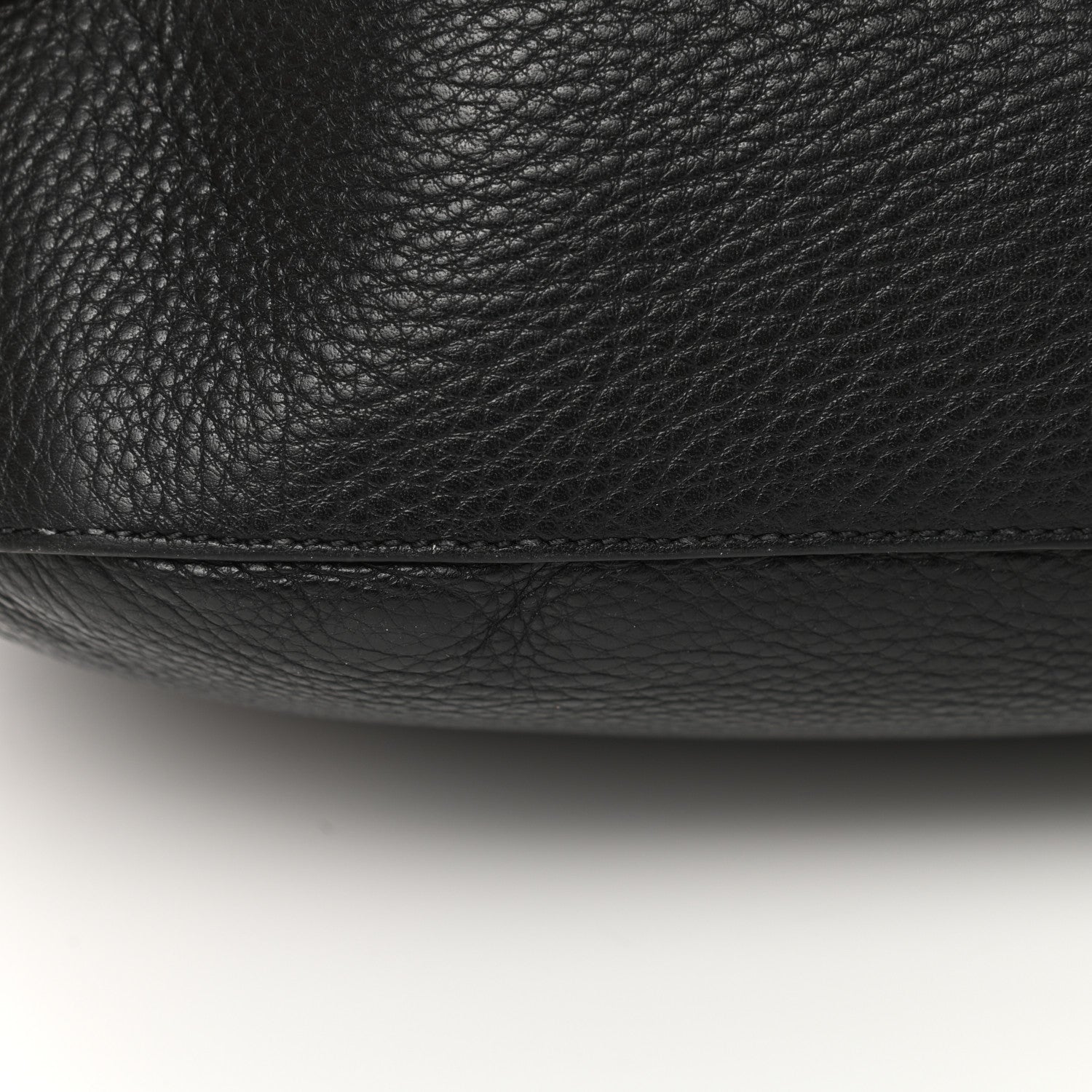 Prada Vitello Daino Zippered Messenger Hobo Black 12 of 14