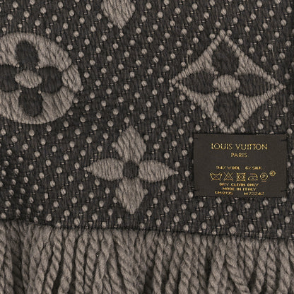 Louis Vuitton Wool Silk Logomania Scarf Verone 3 of 3