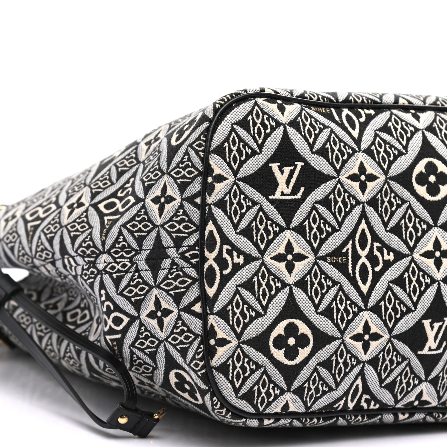 Louis Vuitton Jacquard Since 1854 Neverfull MM Grey 9 of 10