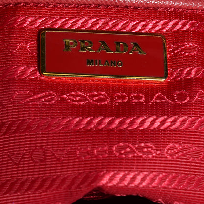Prada Saffiano Large Galleria Double Zip Tote Fuoco 7 of 10