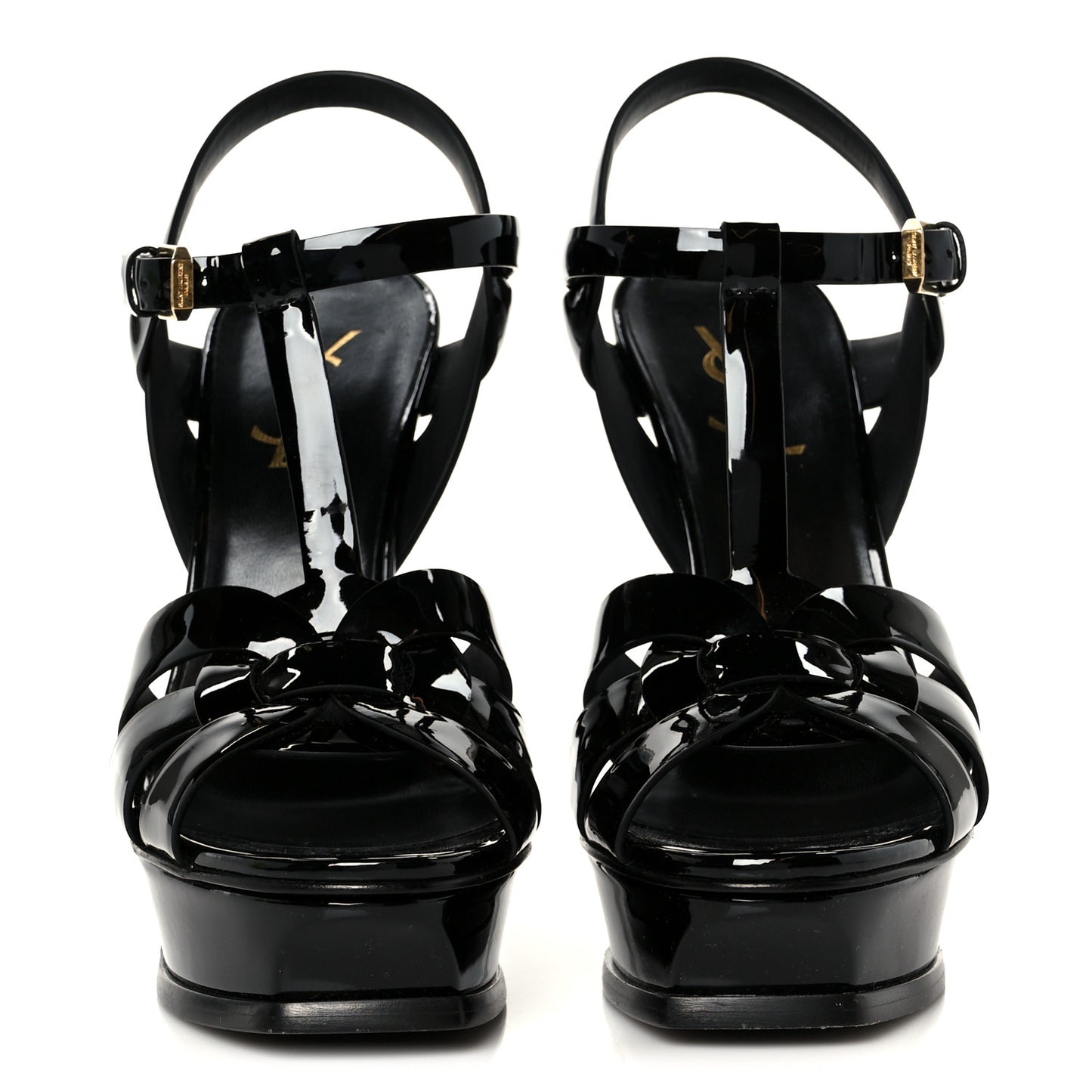 Patent Tribute 105 Platform Sandals 38 Black