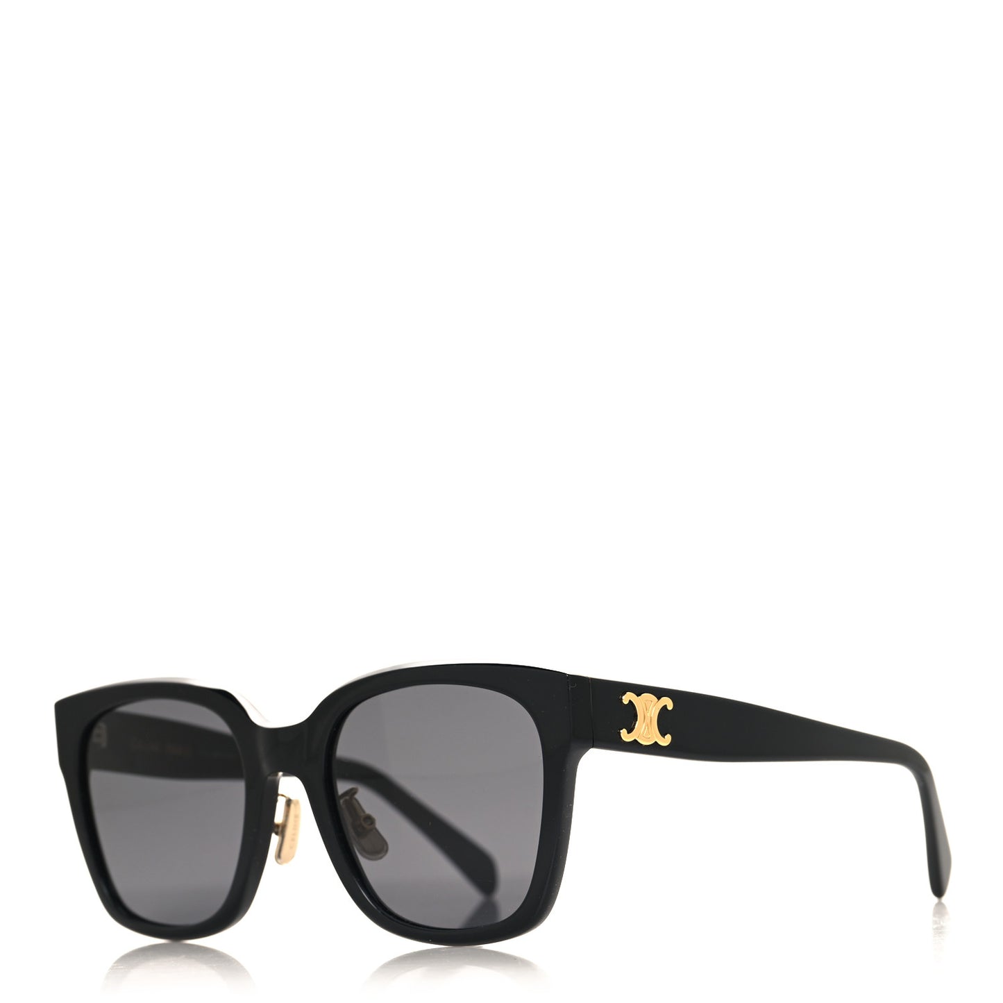 Acetate Triomphe Sunglasses CL40222F Black