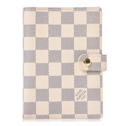 Louis Vuitton Damier Azur Small Ring Agenda Cover 1 of 9