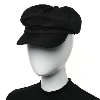 Prada Re-Nylon Newsboy Hat M Black 2 of 8
