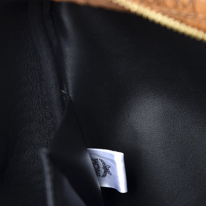 MCM Visetos Studded Small Dual Stark Backpack Cognac 8 of 10