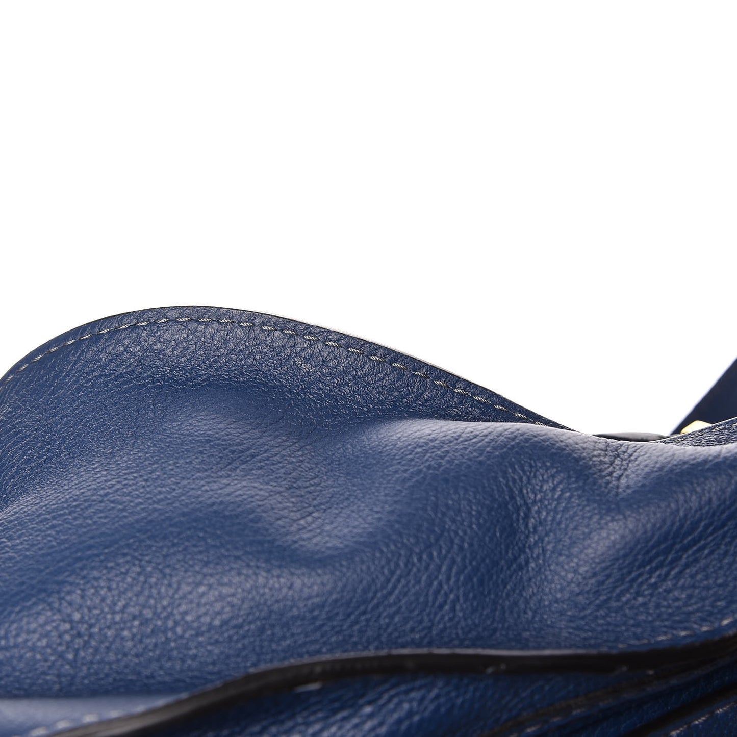 Calfskin Medium Marcie Satchel Royal Navy