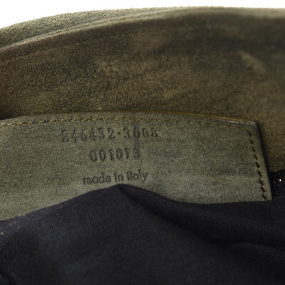 Balenciaga Suede Baby Daim Folk Messenger Green 7 of 10
